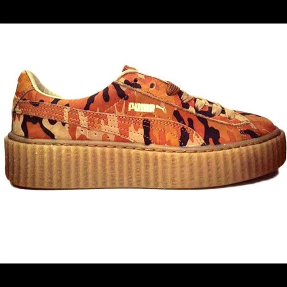 Orange Camo Puma Fenty Gumsoles 9.5 - DEADSTOCK